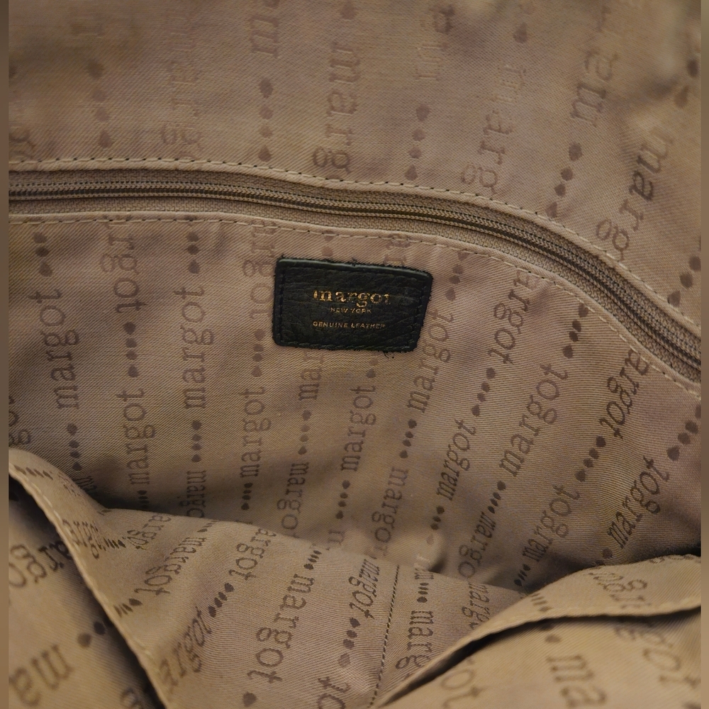 Margot Black Leather Backpack - Picture 4 of 9
